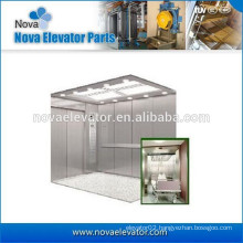 Big Space bed elevator for hospital with stainless steel cabin for patient